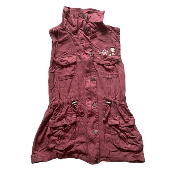 Ashley by 26 International Womens/Teen Sleeveless Jacket Topper Size Medium - Picture 1 of 6